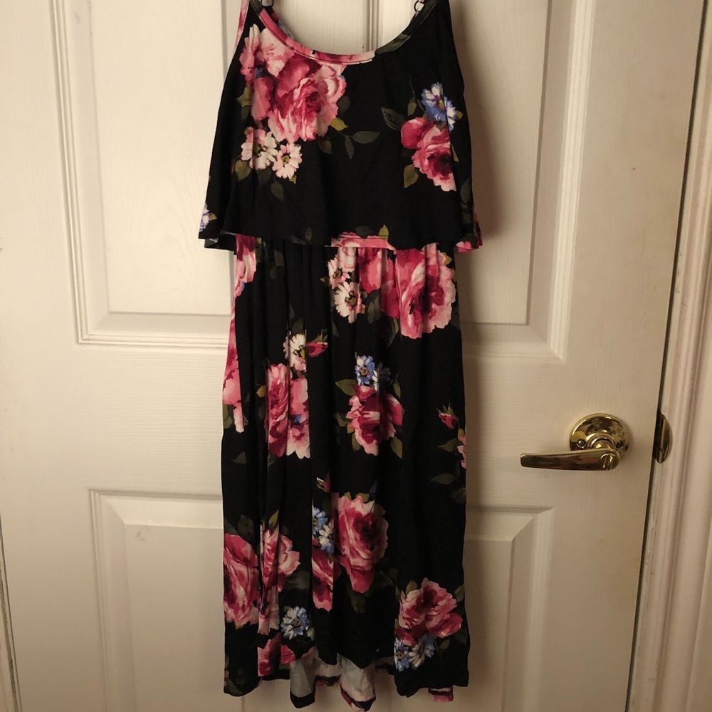 Floral tank top dress